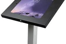 StarTech.com Secure Tablet Floor Stand - Security lock protects your tablet from theft and tampering - Supports iPad and other 9.7" tablets