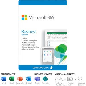 Sabjol: Microsoft 365 Business Standard - Subscription License - 1 Person - 1 Year - Electronic - Mac