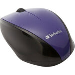 Verbatim Wireless Notebook Multi-Trac Blue LED Mouse purple