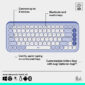 Sabjol: LOGITECH POP ICON Keys Wireless Bluetooth Keyboard